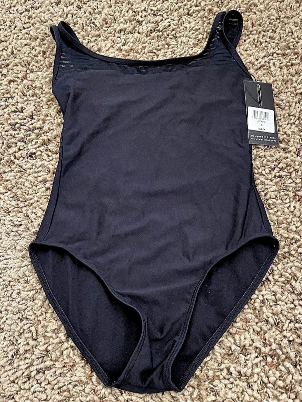 Wear Moi Amalia Black Ballet Leotard Small